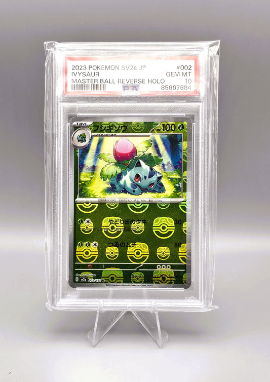 Pokemon | Ivysaur Master Ball sv2a #002 PSA10 | Japanisch