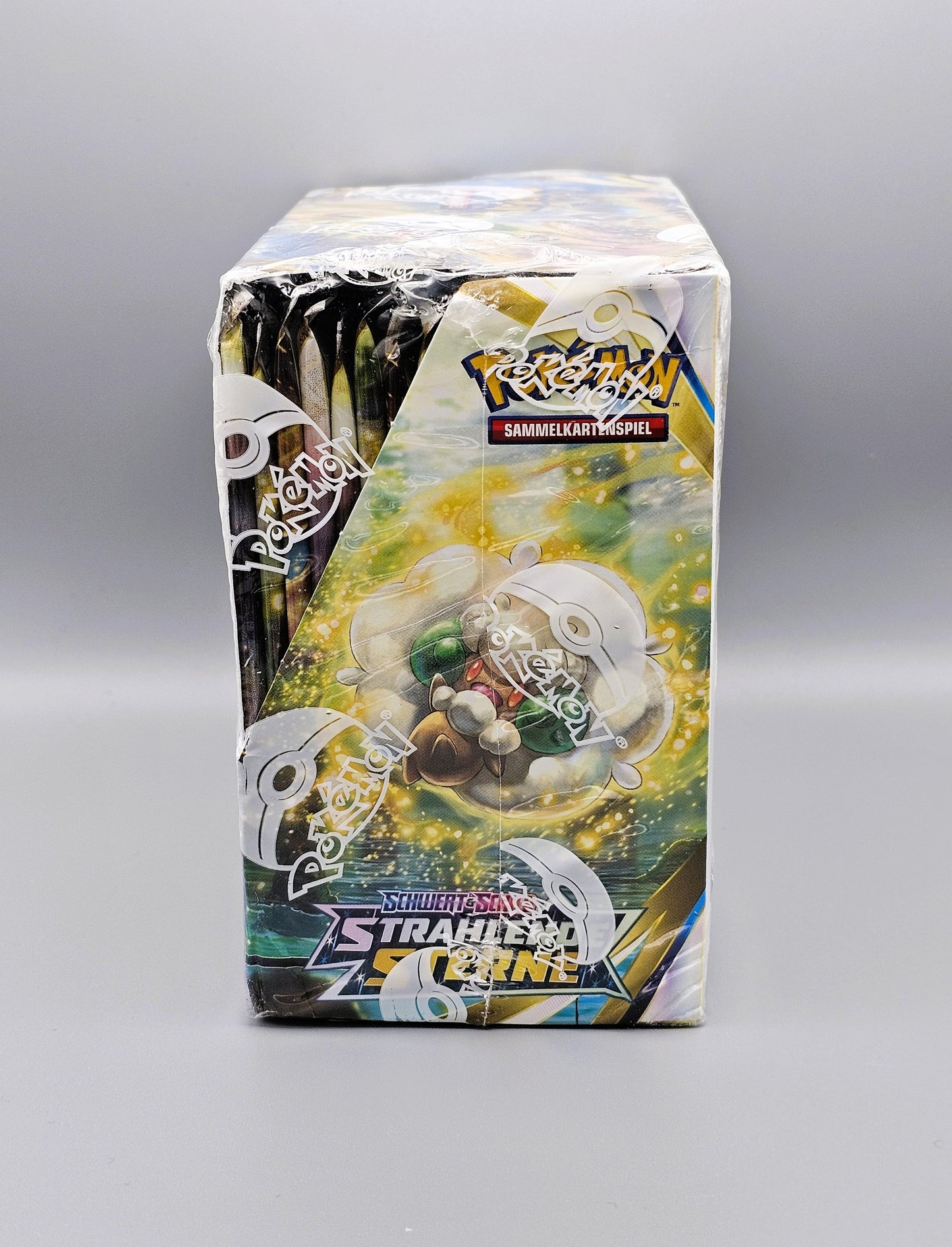 linke Seitenansicht 36er Display Strahlende Sterne