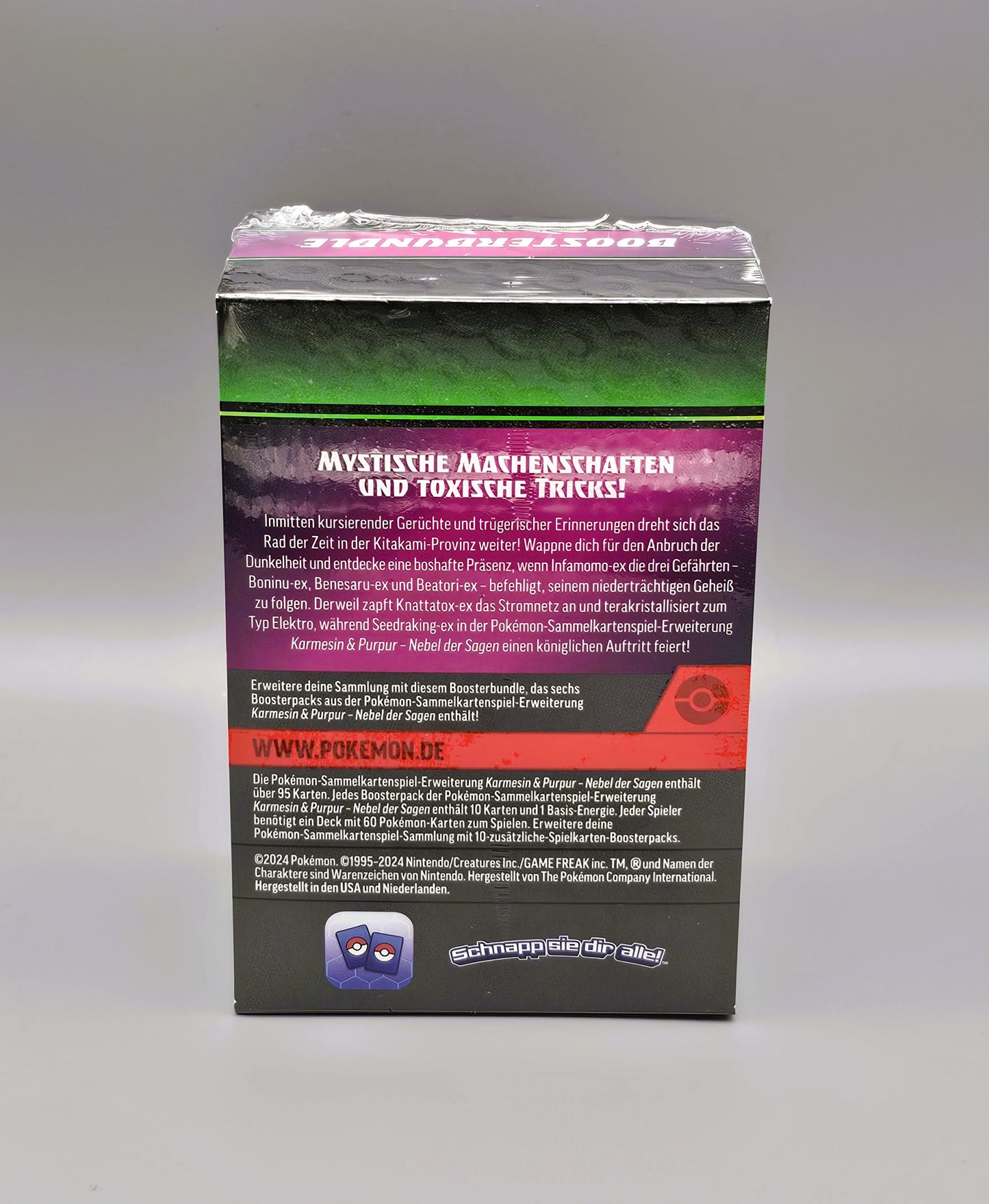 Pokemon KP06.5 Karmesin & Purpur: Nebel der Zeit | Booster Bundle | Deutsch