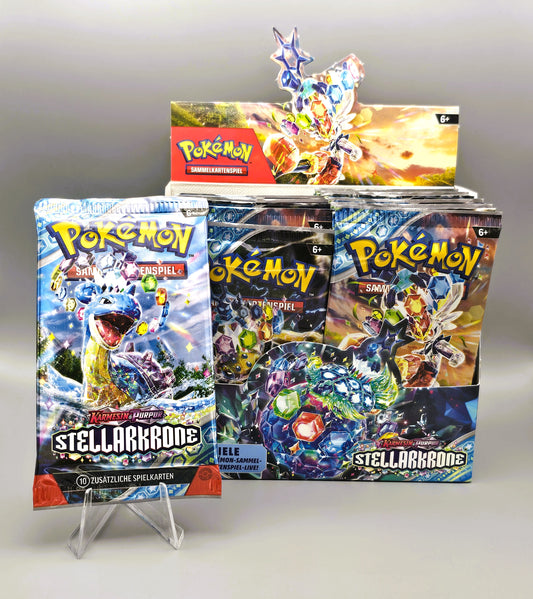 Pokemon KP07 Karmesin & Purpur: Stellarkrone | Booster Pack | Deutsch