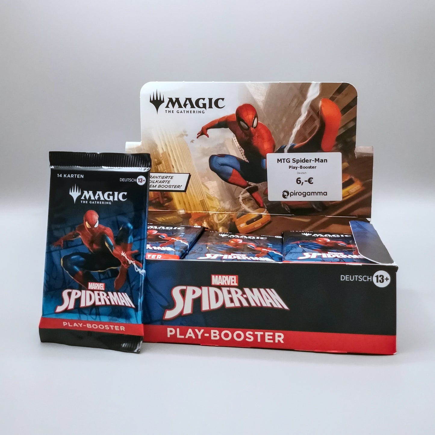 Magic Spiderman Display-Ansicht