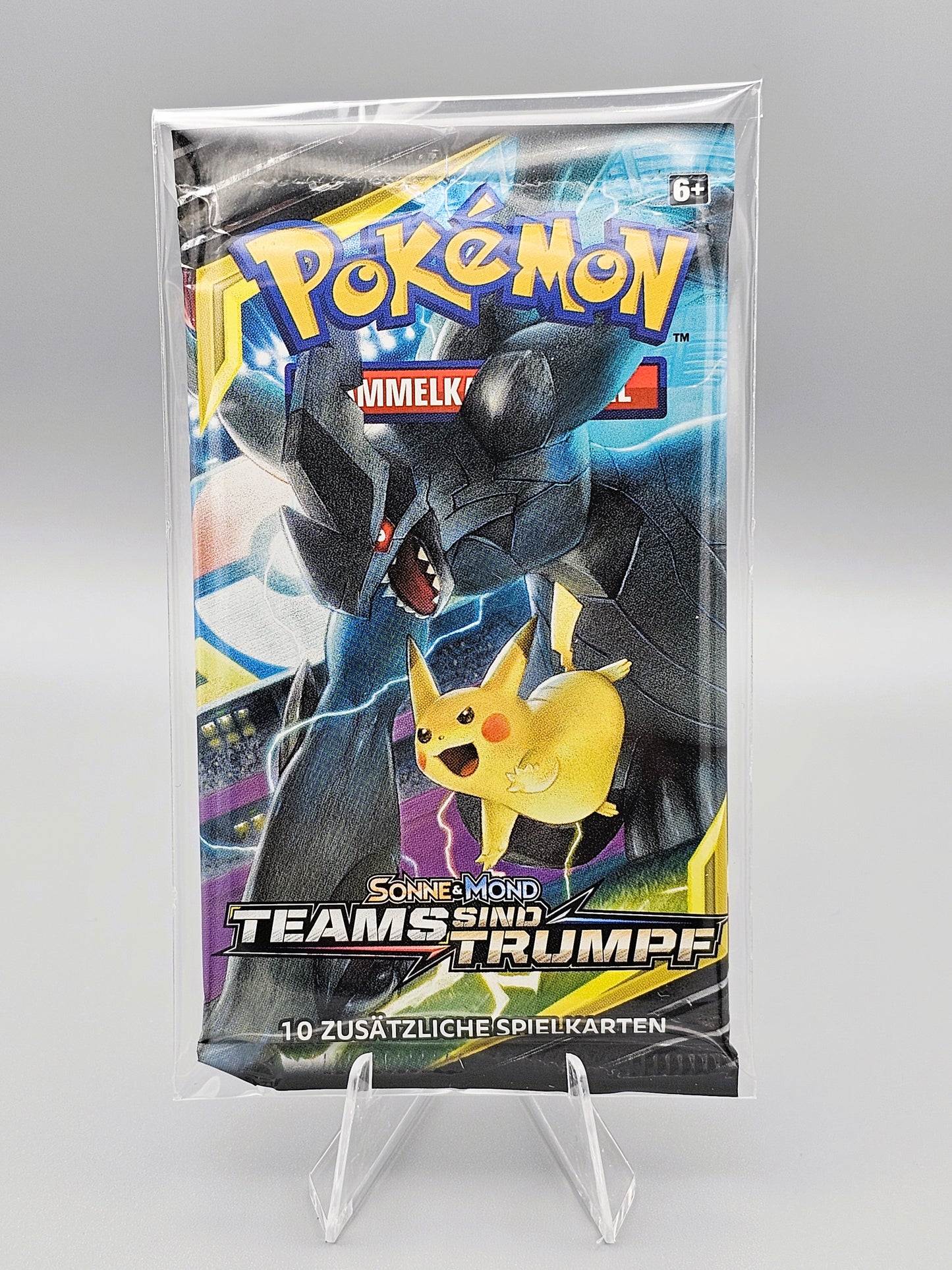 pokemon teams sind trumpf booster zekrom pikachu