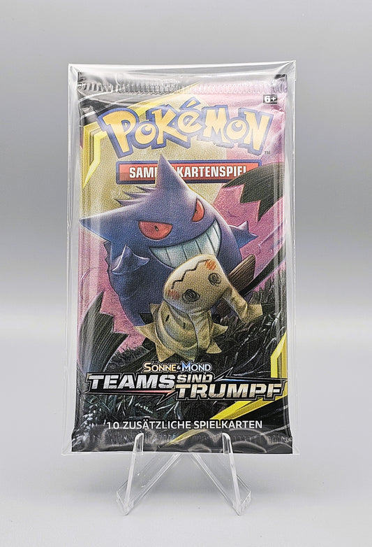 pokemon teams sind trumpf booster gengar mimikyu
