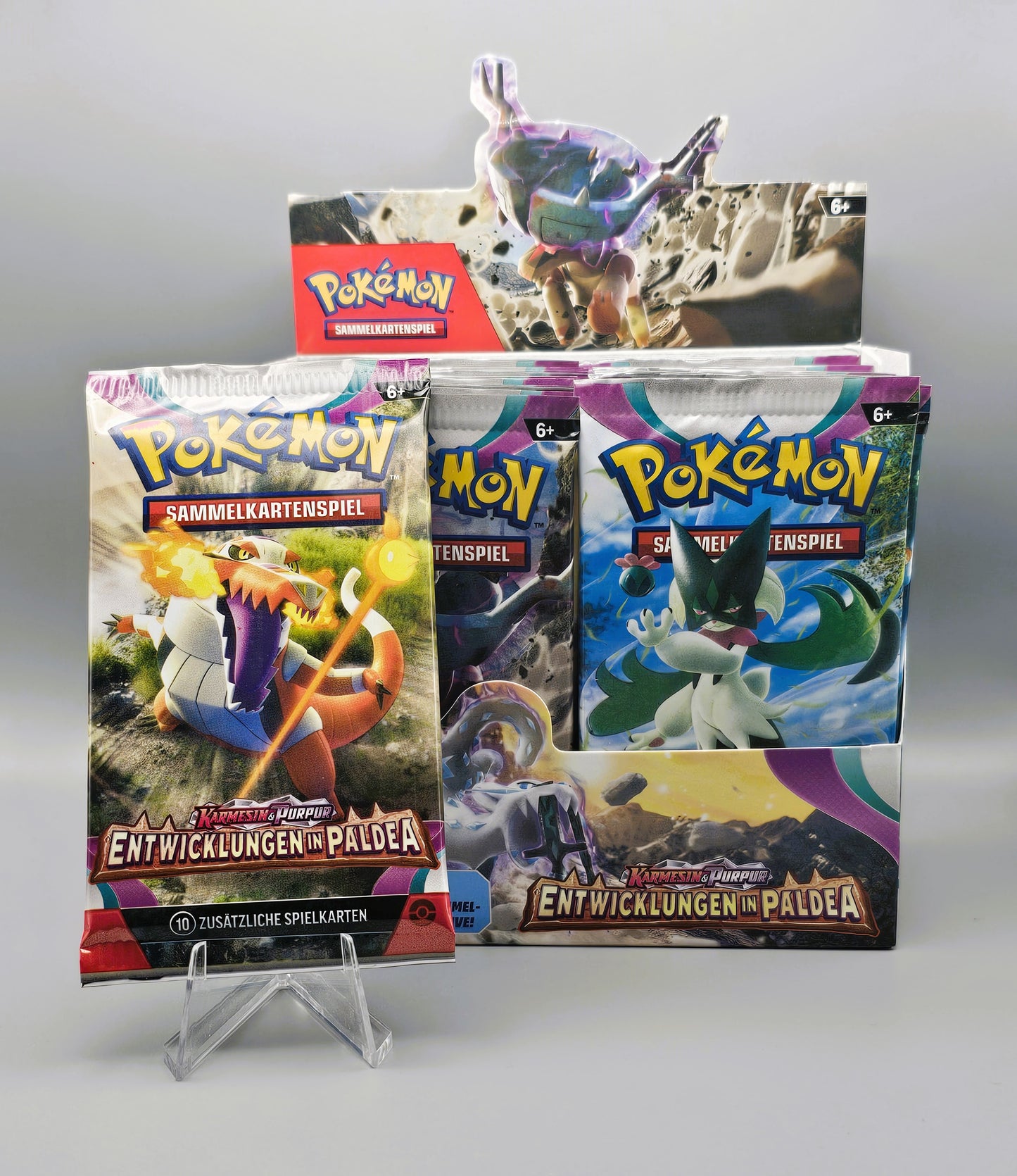 Pokémon KP02 Karmesin & Purpur: Entwicklungen in Paldea | Booster Pack | Deutsch