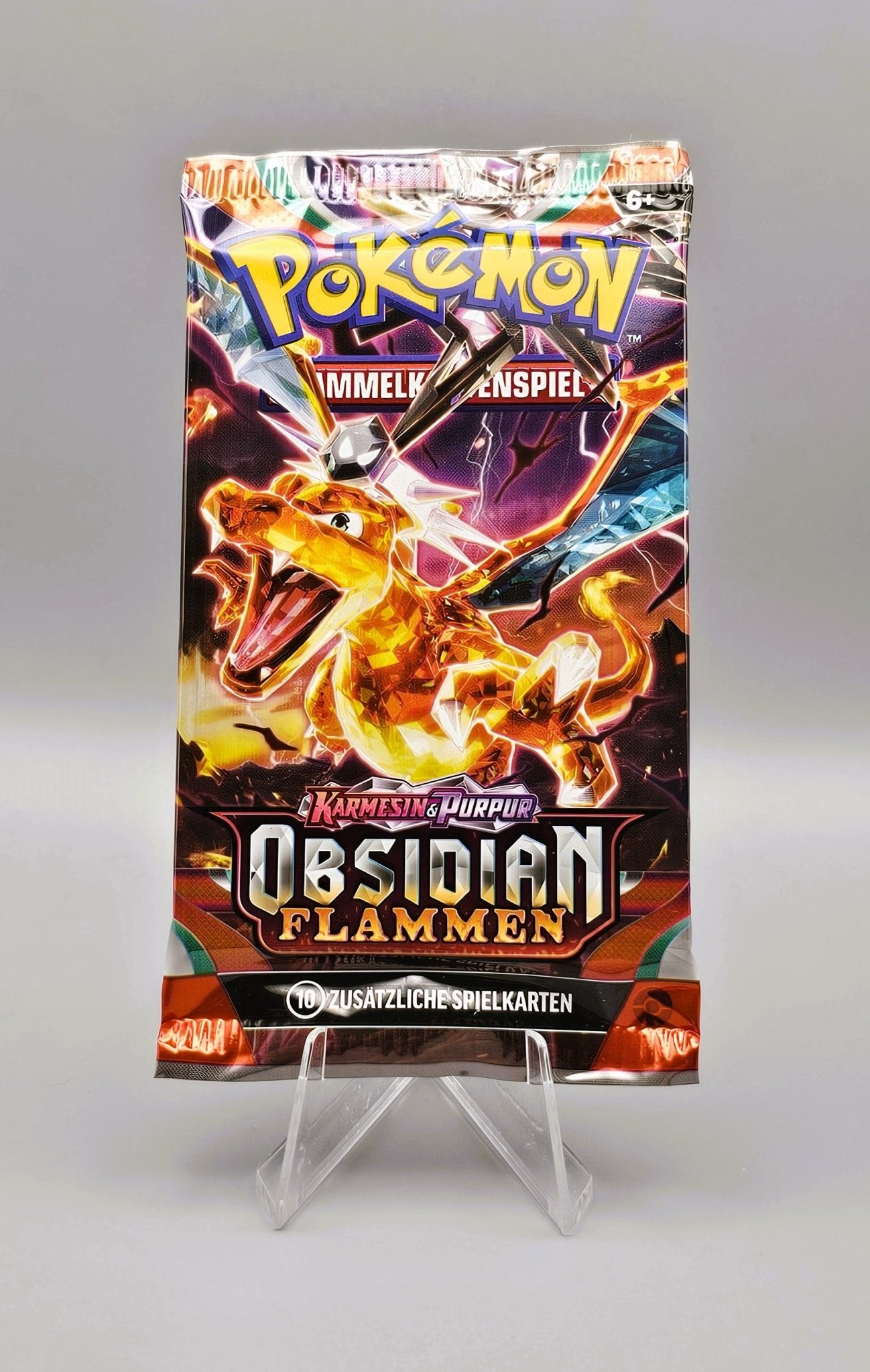 Pokémon KP03 Karmesin & Purpur: Obsidianflammen | Booster Pack | Deutsch - PiRoGamma TCG
