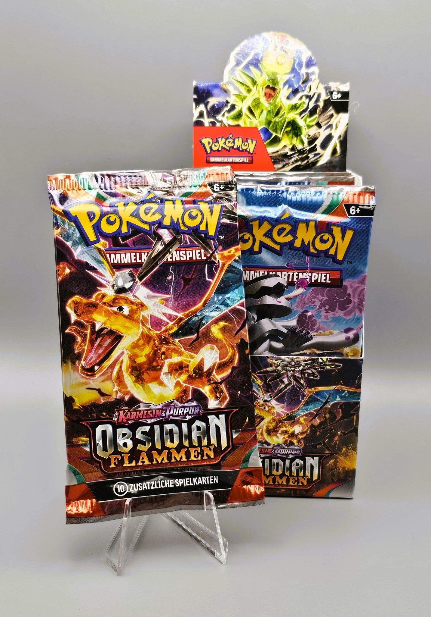 Pokémon KP03 Karmesin & Purpur: Obsidianflammen | Booster Pack | Deutsch - PiRoGamma TCG