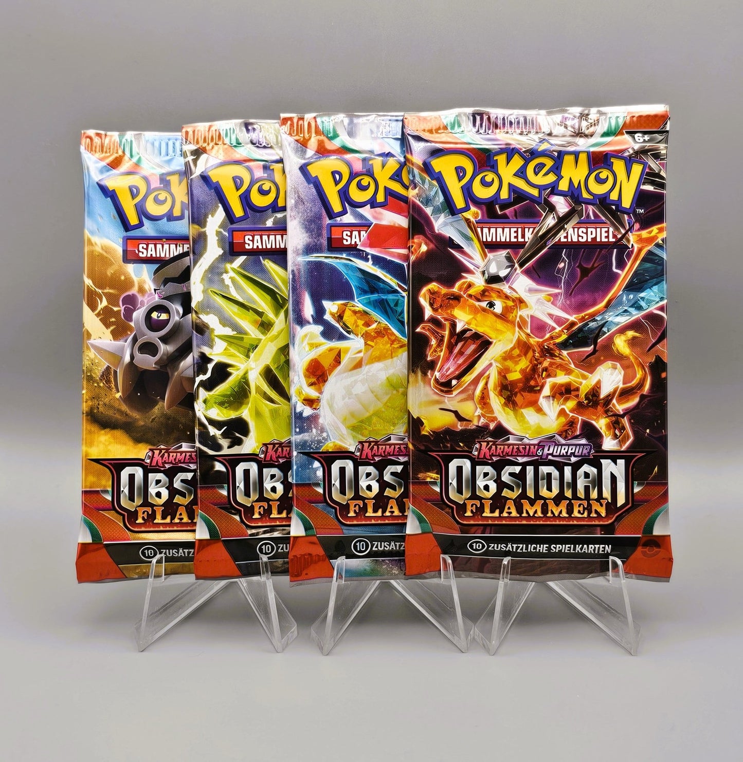 Pokémon KP03 Karmesin & Purpur: Obsidianflammen | Booster Pack | Deutsch - PiRoGamma TCG
