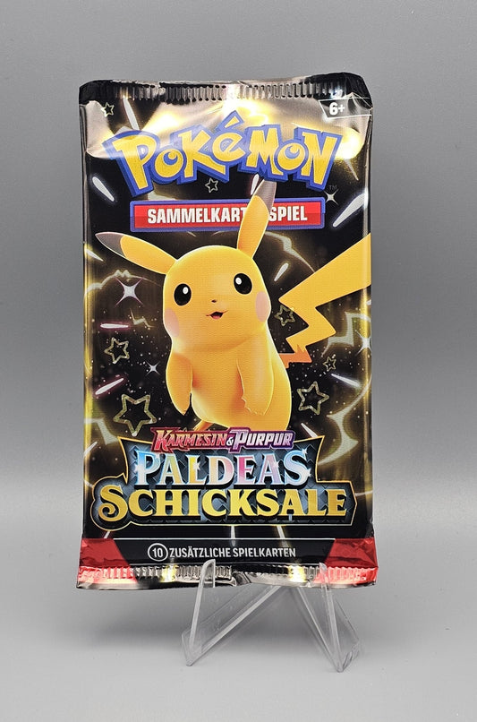 Pokémon KP04.5 Karmesin & Purpur: Paldeas Schicksale | Booster Pack | Deutsch - PiRoGamma TCG
