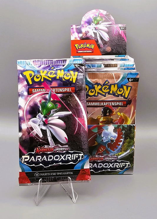 Pokémon KP04 Karmesin & Purpur: Paradoxrift | Booster Pack | Deutsch - PiRoGamma TCG