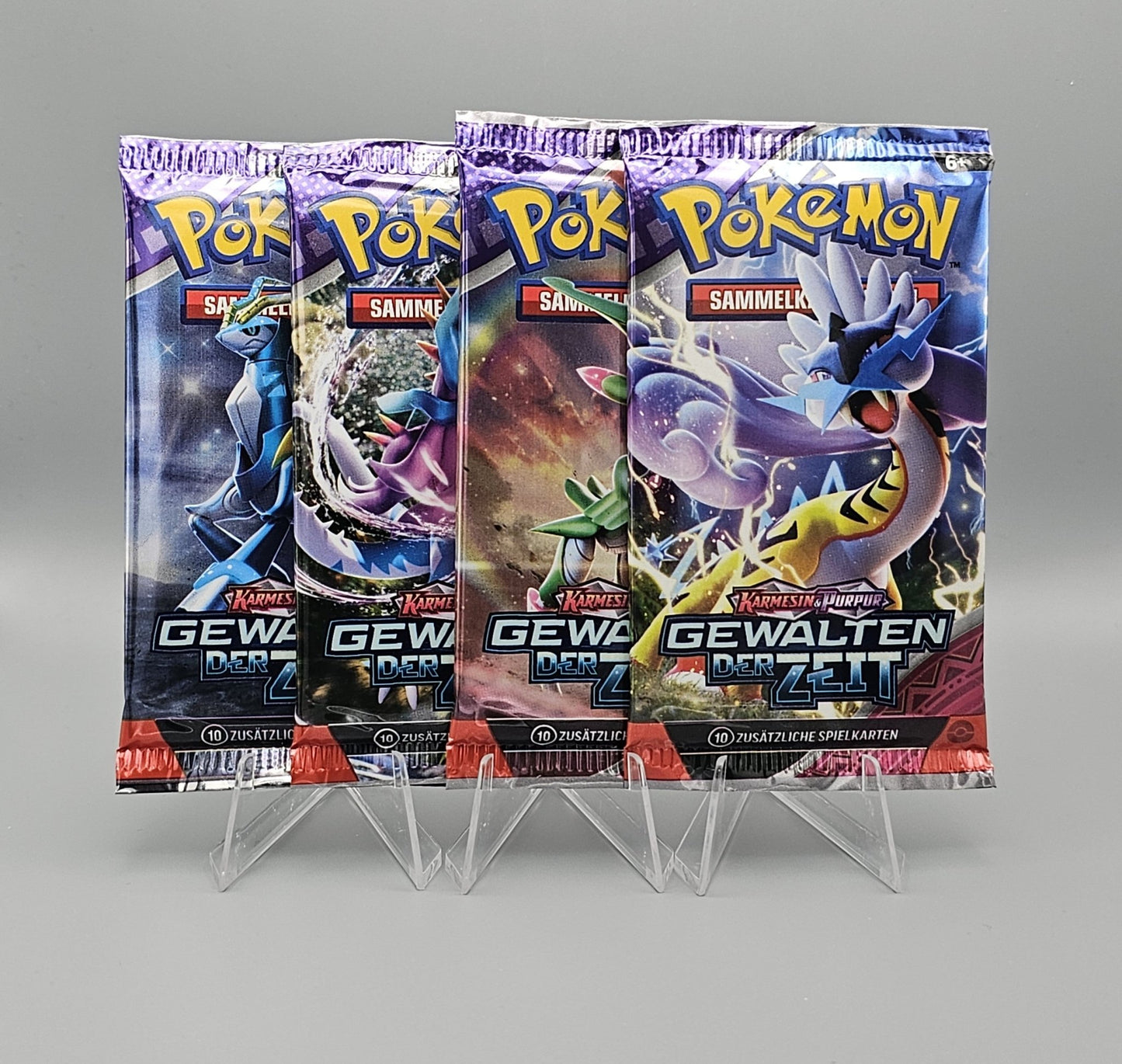 Pokémon KP05 Karmesin & Purpur: Gewalten der Zeit | Booster Pack | Deutsch - PiRoGamma TCG