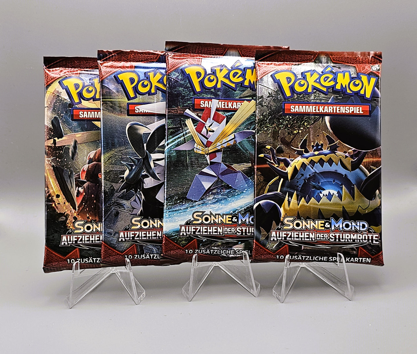 Pokemon SM4 Sonne & Mond: Aufziehen der Sturmröte | 1x Booster Pack | Deutsch