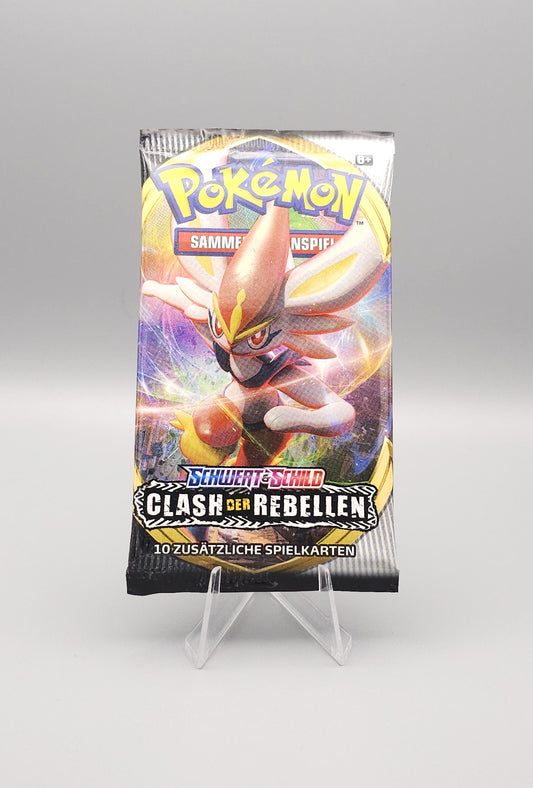 Pokemon SWSH02 Schwert & Schild: Clash der Rebellen | 1x Booster Pack | Deutsch