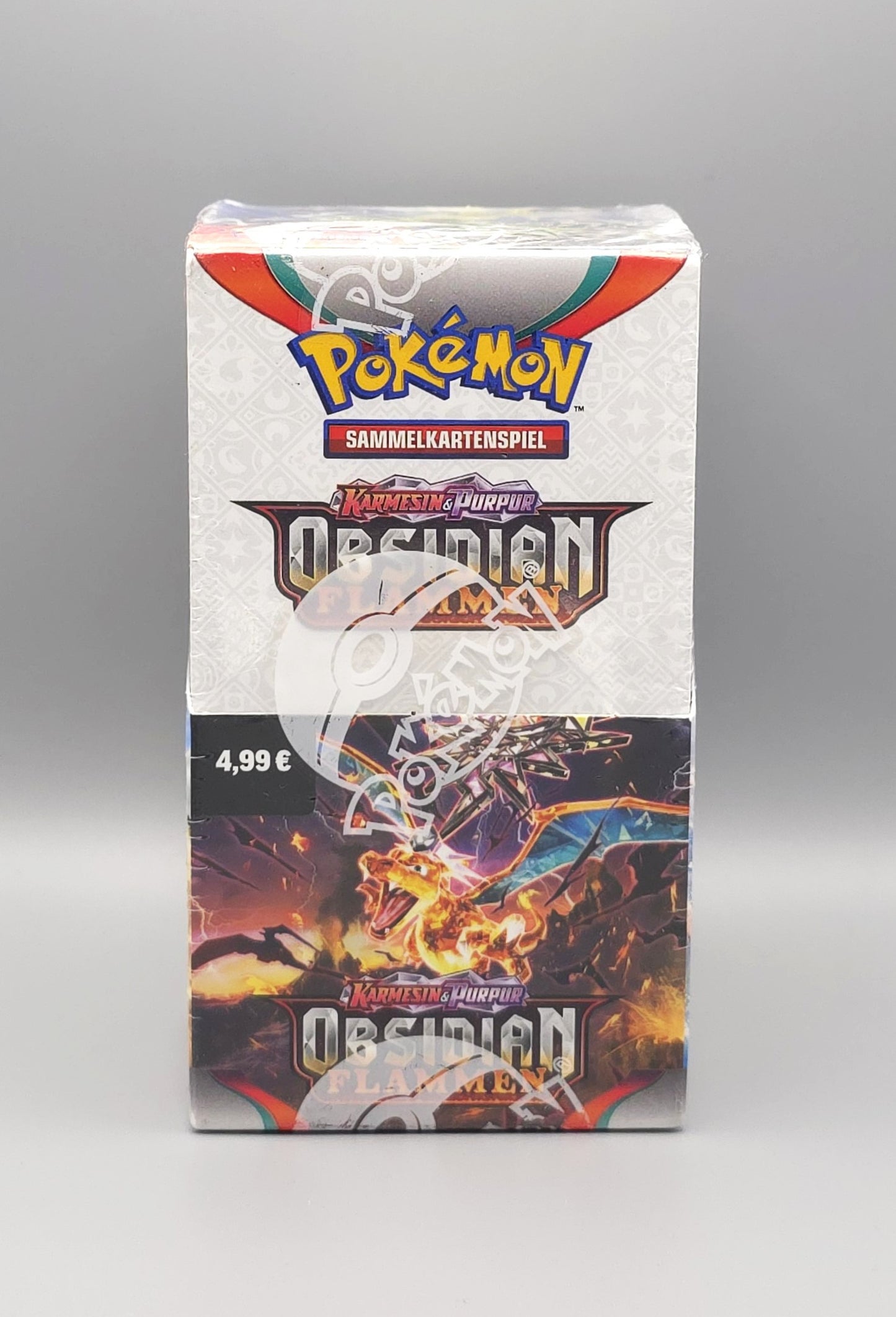 Pokemon KP03 Karmesin & Purpur: Obsidianflammen | 18 Booster Pack Display | Deutsch