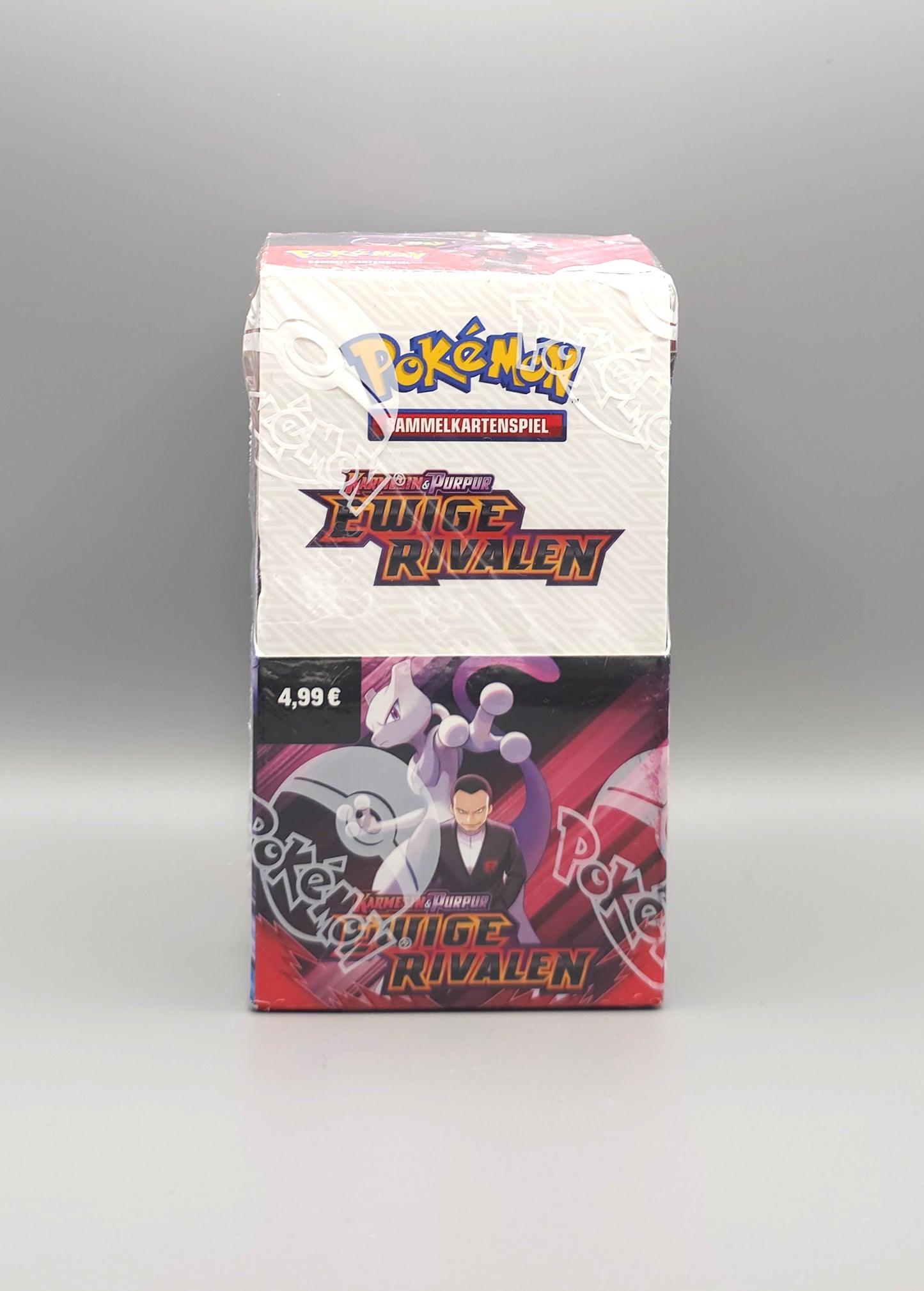 Pokemon KP10 Karmesin & Purpur: Ewige Rivalen | 18 Booster Pack Display | Deutsch