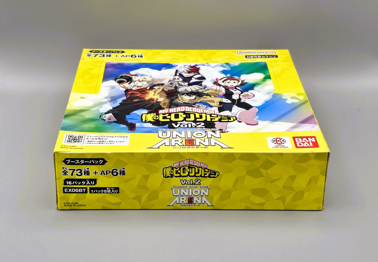 Union Arena - My Hero Academia Vol. 2 (EX06BT) | 16 Booster Pack Display | Japanisch