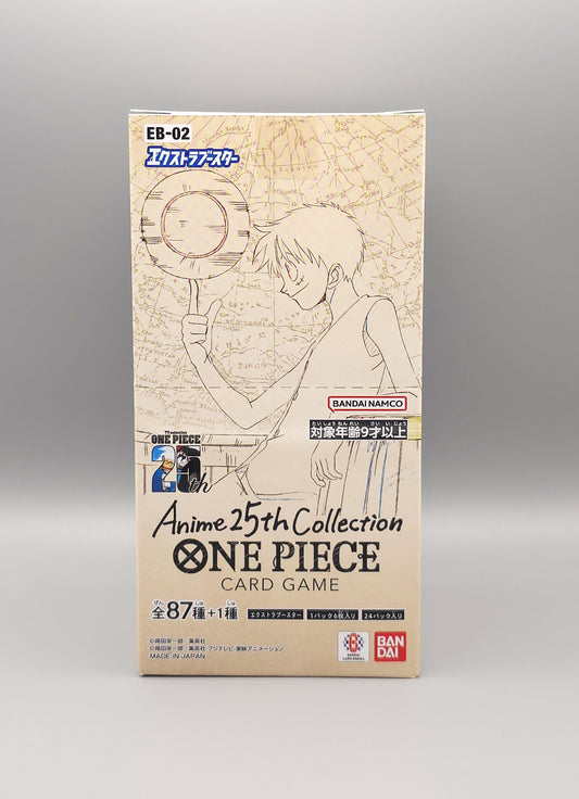 One Piece: 25th Anime Collection EB02-JP | 24 Booster Pack Display | Japanisch