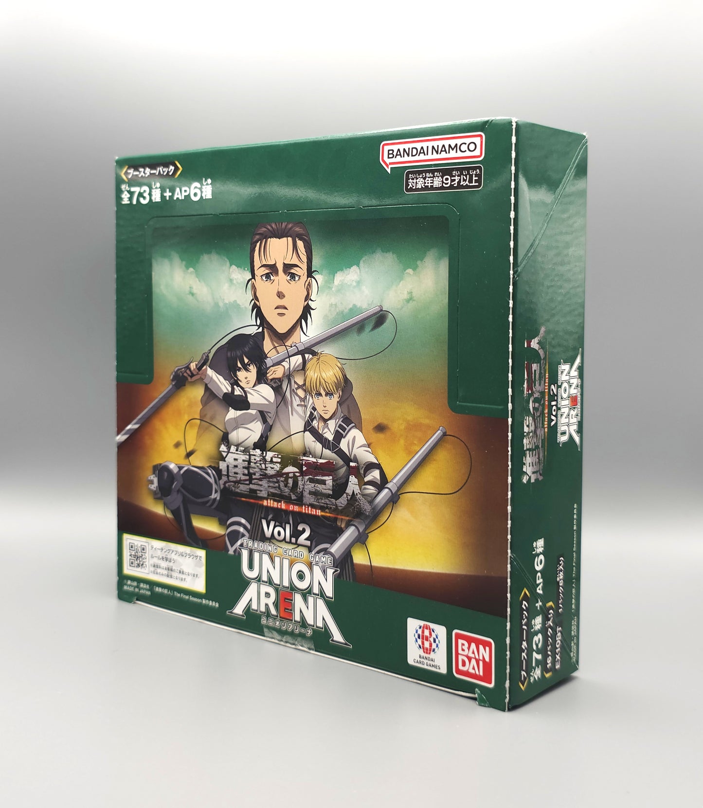 Union Arena - Attack on Titan Vol. 2 (EX10BT) | 16 Booster Pack Display | Japanisch