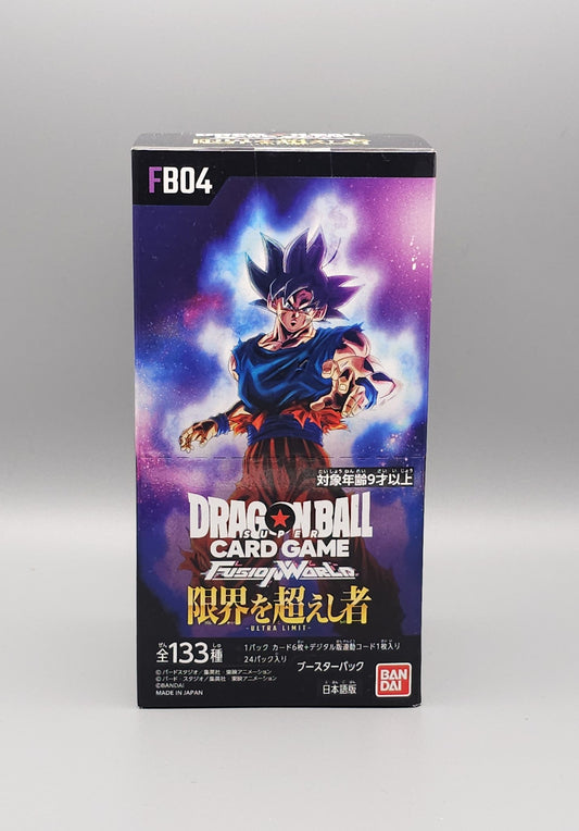 Dragon Ball Super FB04-JP Ultra Limit | 24 Booster Pack Display | Japanisch