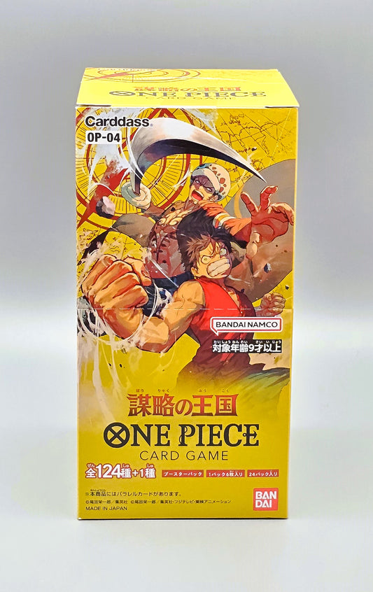 One Piece - Kingdom of Intrigue OP04-JP | 24 Booster Pack Display | Japanisch