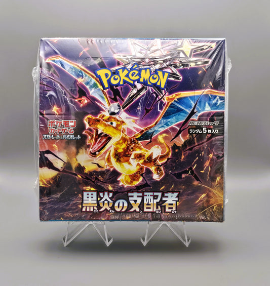 Pokemon sv3 Scarlet & Violet: Ruler of the Black Flame | 30 Booster Pack Display | Japanisch