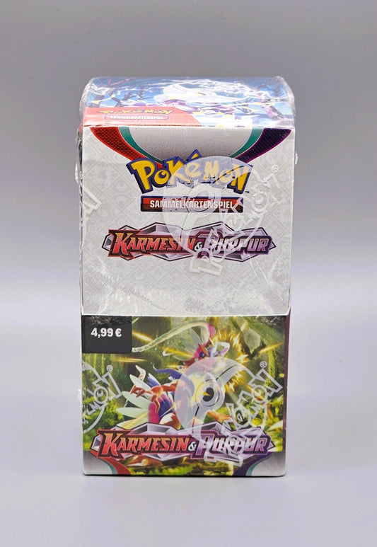 Pokémon KP01 Karmesin & Purpur: Base Set | 18 Booster Pack Display | Deutsch - PiRoGamma TCG