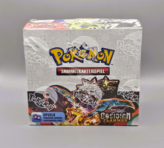 Pokemon KP03 Karmesin & Purpur: Obsidianflammen | 36 Booster Pack Display | Deutsch