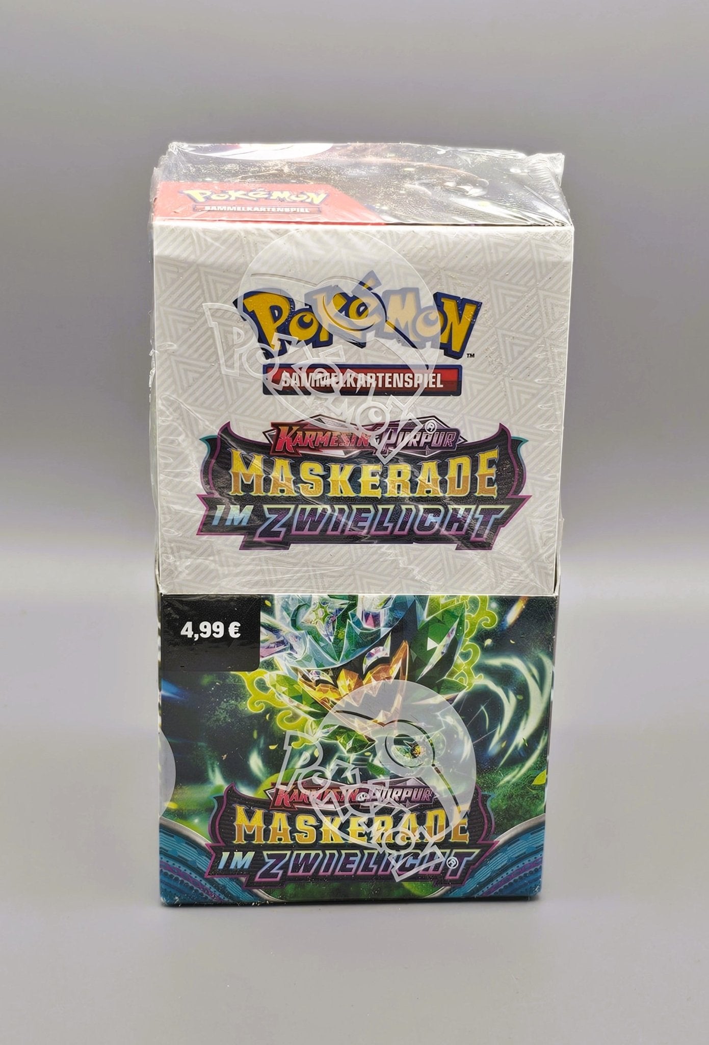 Pokémon KP06 Karmesin & Purpur: Maskerade im Zwielicht | 18 Booster Pack Display | Deutsch - PiRoGamma TCG