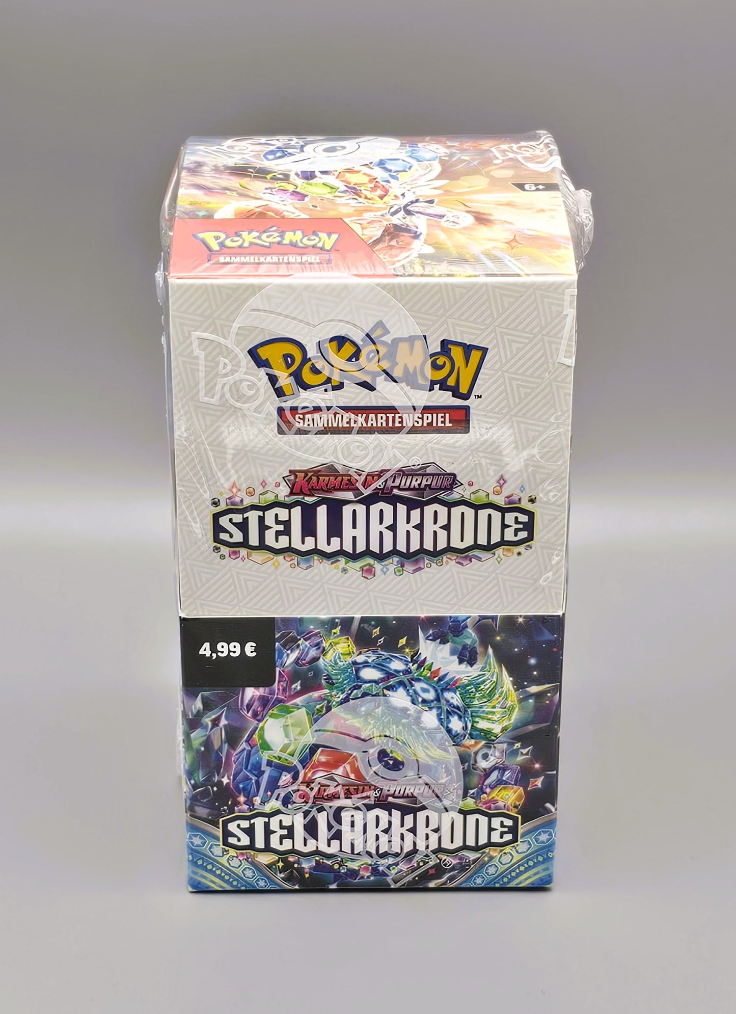 Pokemon KP07 Karmesin & Purpur: Stellarkrone | 18 Booster Pack Display | Deutsch