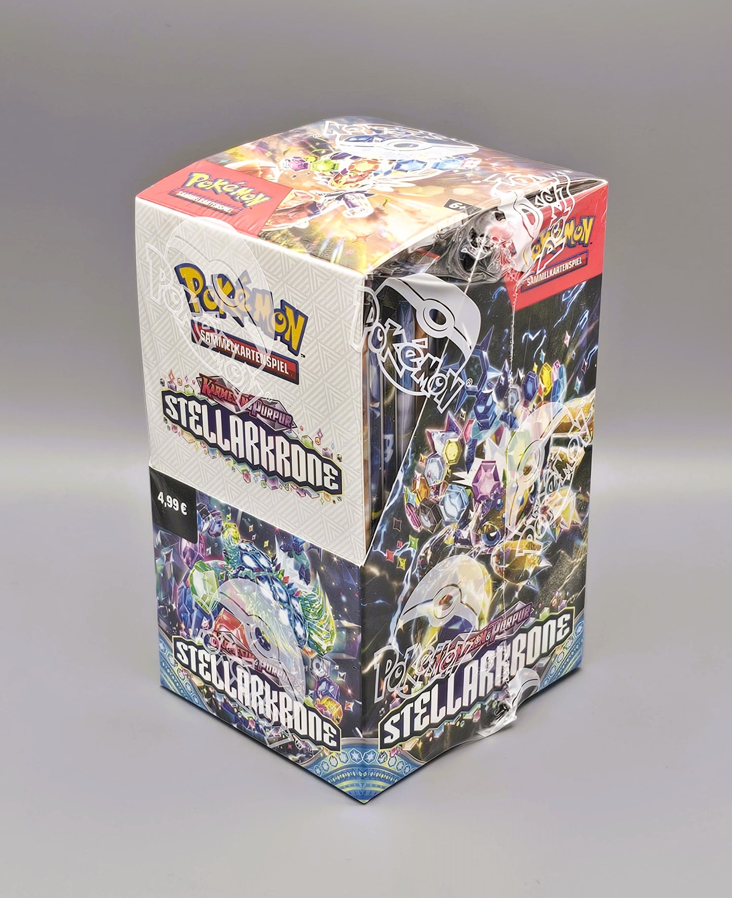 Pokemon KP07 Karmesin & Purpur: Stellarkrone | 18 Booster Pack Display | Deutsch