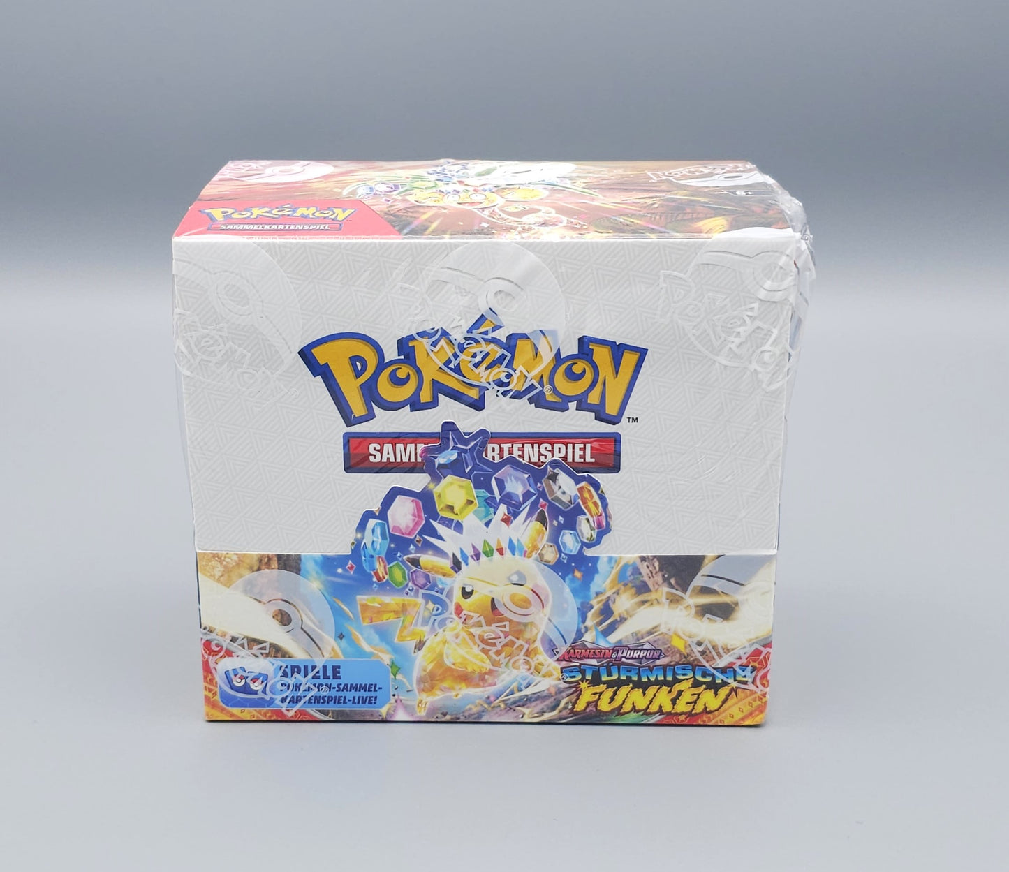 Pokemon KP08 Karmesin & Purpur: Stürmische Funken | 36 Booster Pack Display | Deutsch