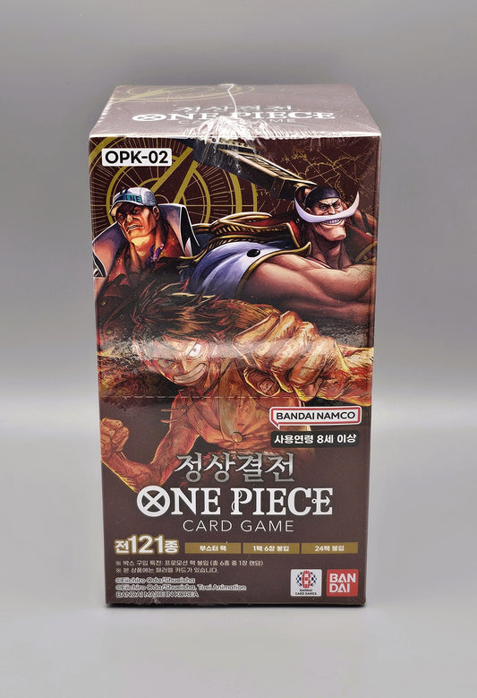 One Piece - Paramount War OPK02 | 24 Booster Pack Display | Koreanisch