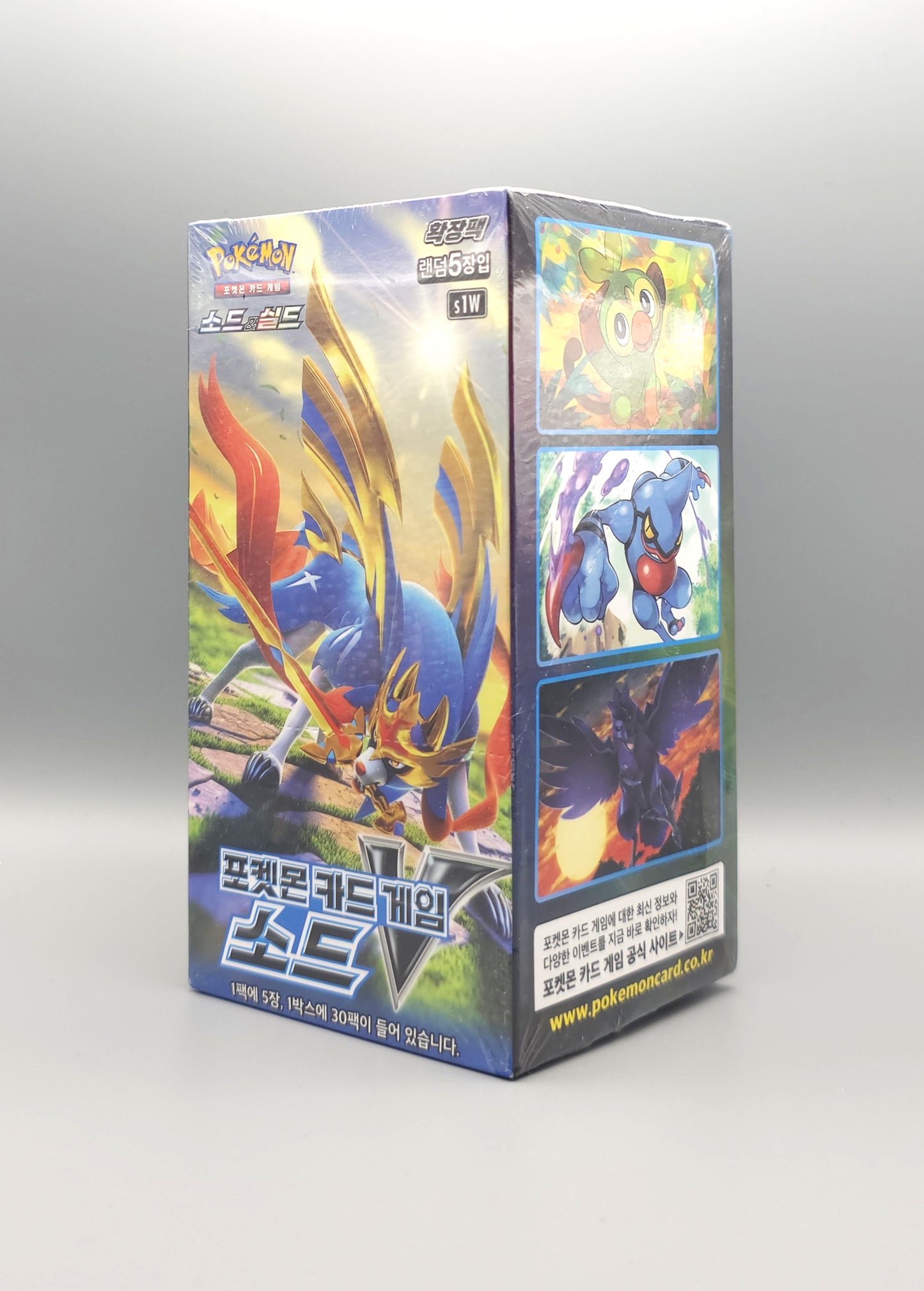 Pokemon Sword & Shield: Sword s1W | 30 Booster Pack Display | Koreanisch
