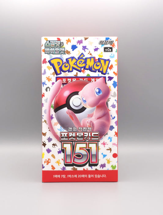 Pokemon sv2a Scarlet & Violet: Pokémon Card 151 | 20 Booster Pack Display | Koreanisch