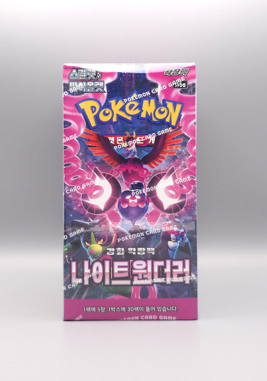 Pokemon sv6a Scarlet & Violet: Night Wanderer | 30 Booster Pack Display | Koreanisch