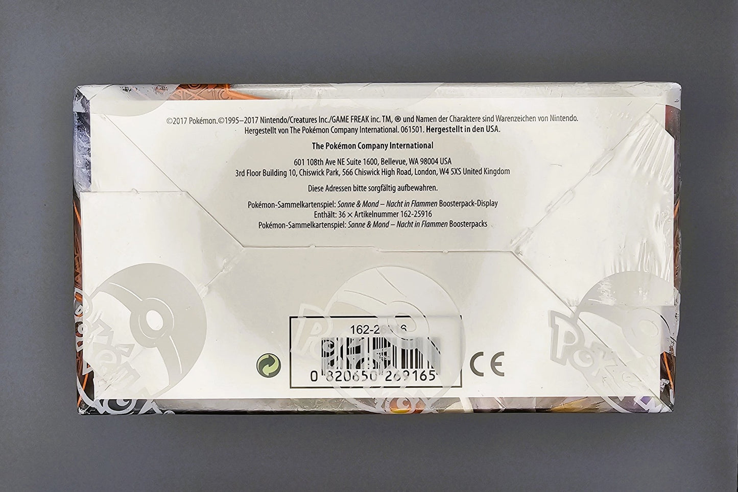 Pokémon SM3 Sonne & Mond: Nacht in Flammen | 36 Booster Pack Display | Deutsch - PiRoGamma TCG