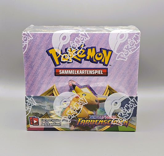 Pokémon SWSH04 Schwert & Schild: Farbenschock | 36 Booster Pack Display | Deutsch