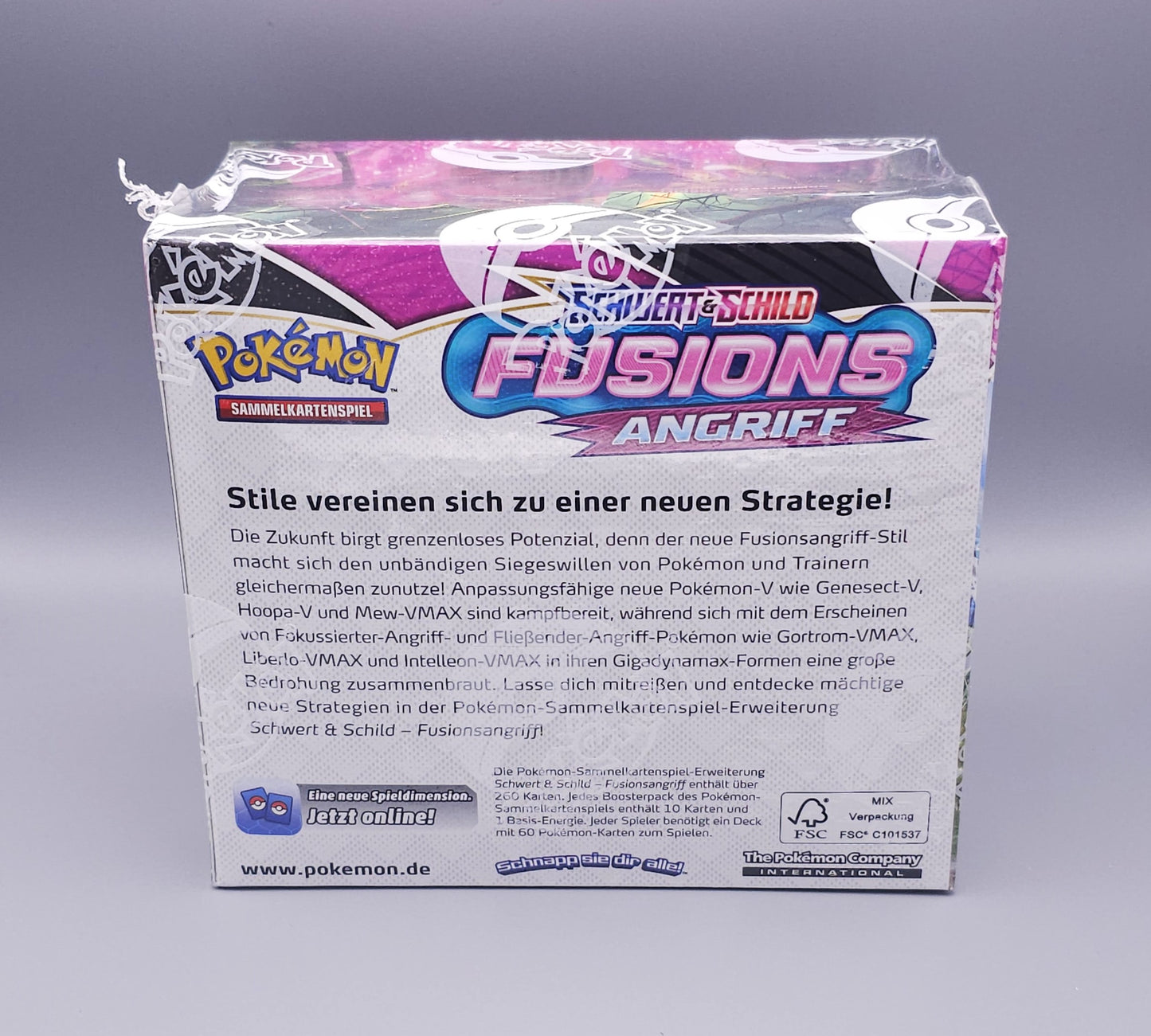 Pokemon Schwert & Schild: Fusionsangriff (SWSH8) | 36 Booster Pack Display | Deutsch