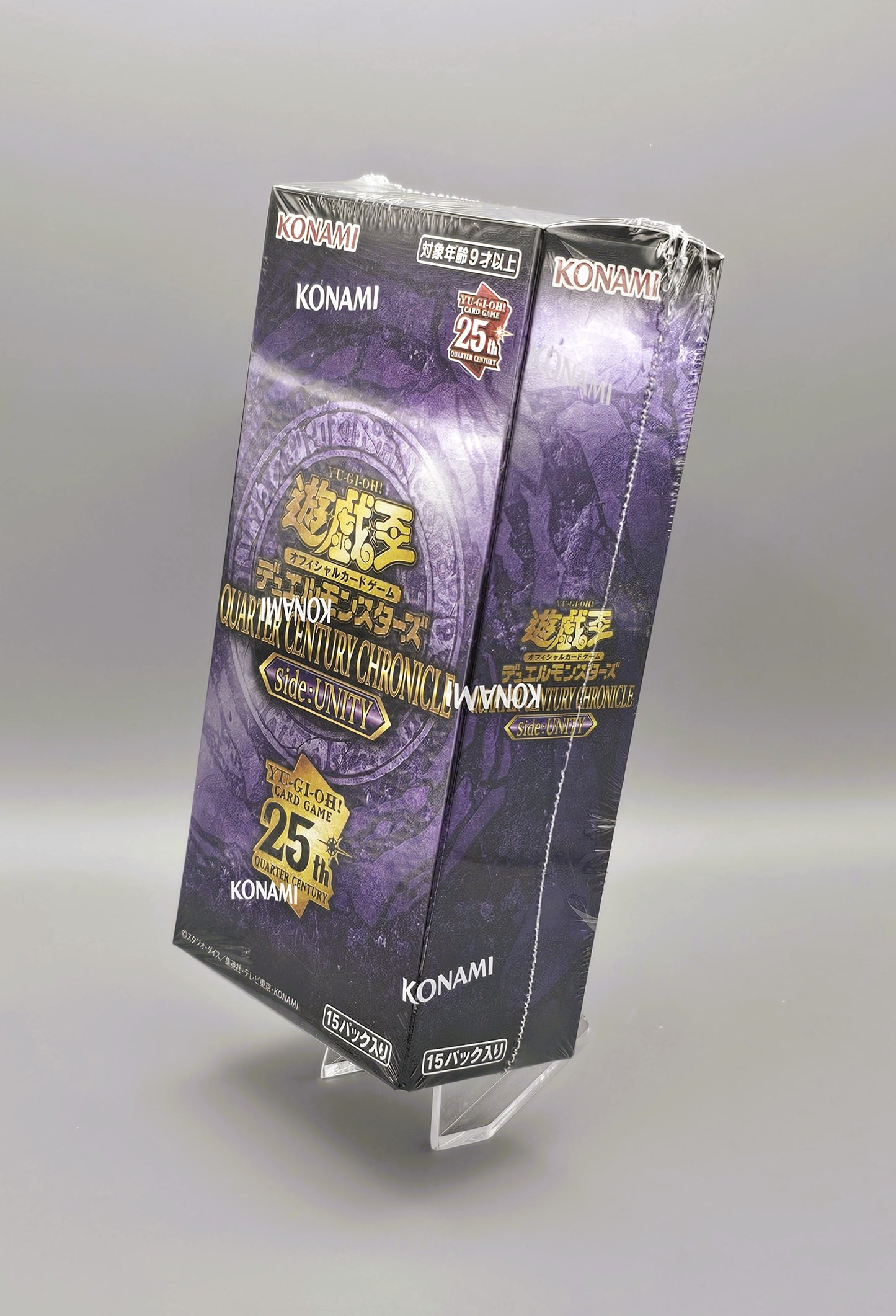 Yu-Gi-Oh! Quarter Century Chronicle side:UNITY (QCCU-JP) | 15 Booster Pack Display | Japanisch