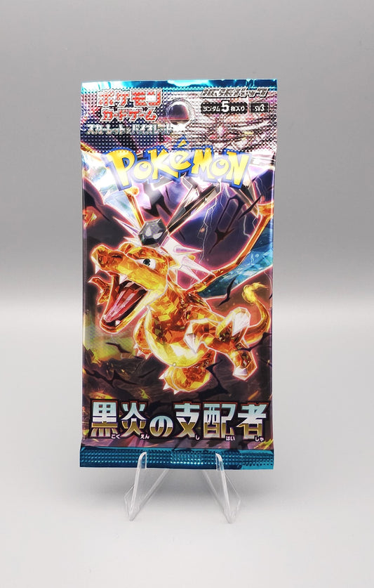 Pokemon sv3 Scarlet & Violet: Ruler of the Black Flame | 1x Booster Pack | Japanisch
