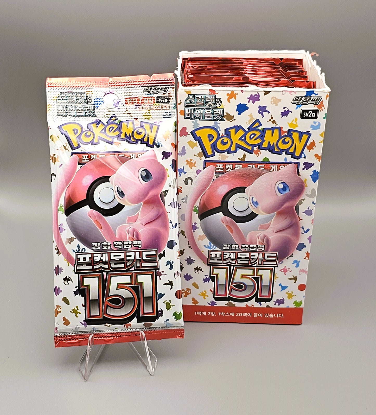 Pokemon sv2a Scarlet & Violet: Pokémon 151 | 1x Booster Pack | Koreanisch