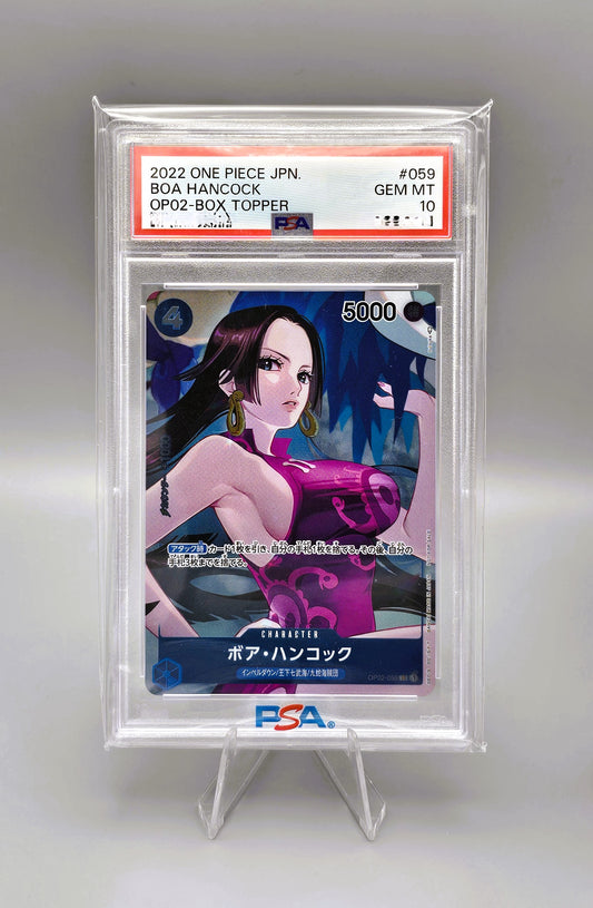 One Piece | Boa Hancock | OP02-059 Uncommon | PSA10 | Japanisch