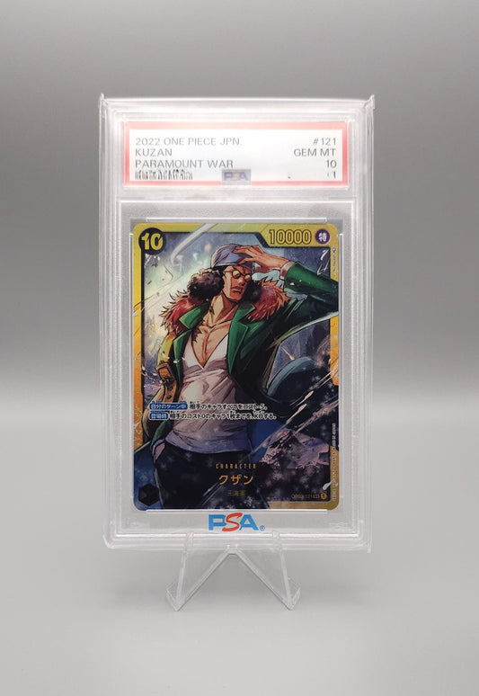 One Piece | Kuzan | OP02-121 Secret Rare | PSA10 | Japanisch
