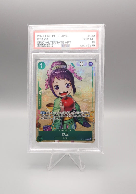 One Piece | Otama | OP07-022 Rare | PSA10 | Japanisch