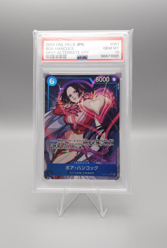 One Piece | Boa Hancock | OP07-051 Special Rare | PSA10 | Japanisch