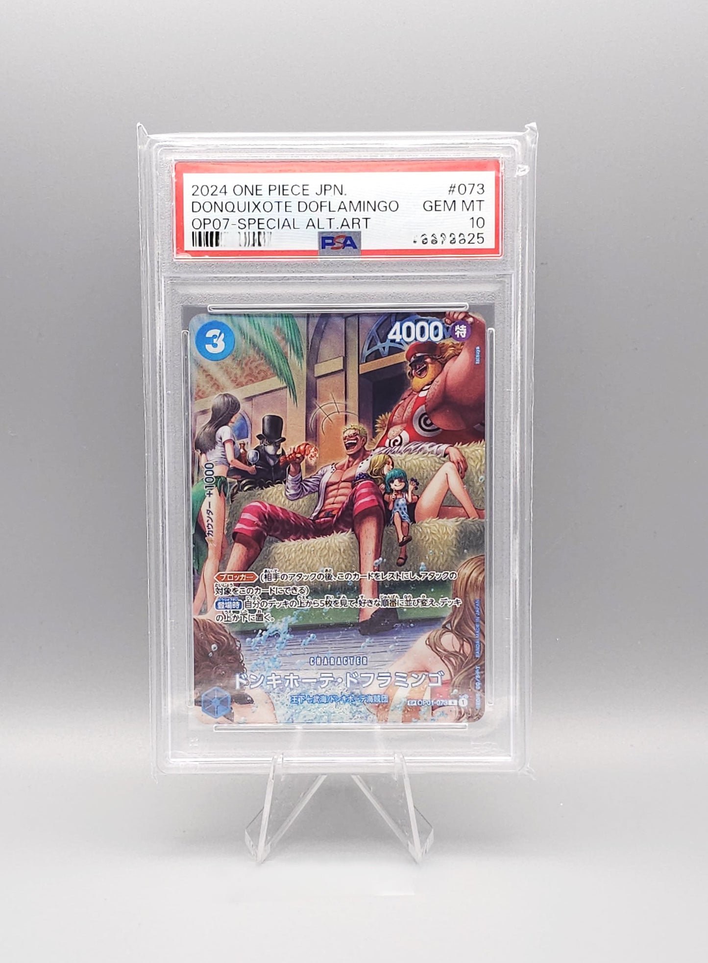 One Piece | Donquixote Doflamingo | OP07-073 | PSA10 | Japanisch