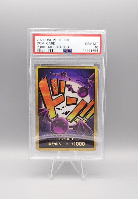 One Piece | Don!! Moria | PRB01-Moria-Gold | PSA10 | Japanisch