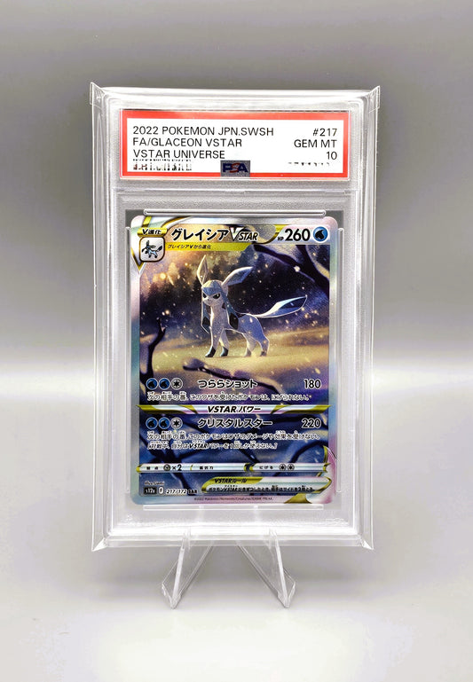 Pokemon VSTAR Universe | Glaceon VSTAR | s12a 217 Full Art PSA10 | Japanisch
