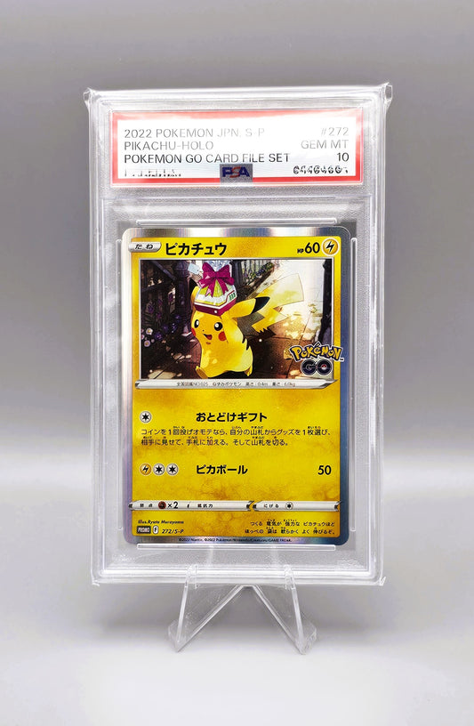 Pokemon Promo | Pokemon Go Gift Pikachu S-P 272 PSA10 | Japanisch