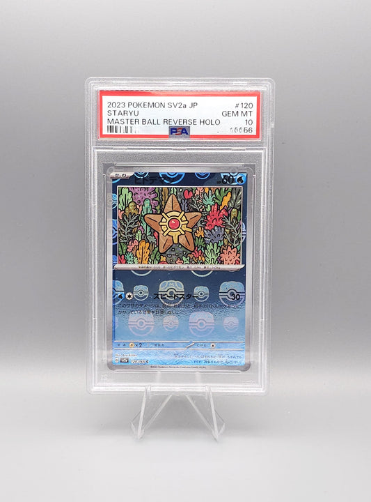 Pokemon Card 151 | Staryu Master Ball | sv2a 120 | PSA10 | Japanisch