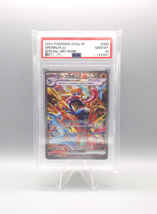 Pokemon Crimson Haze | Greninja ex | sv5a 090 SAR | PSA10 | Japanisch
